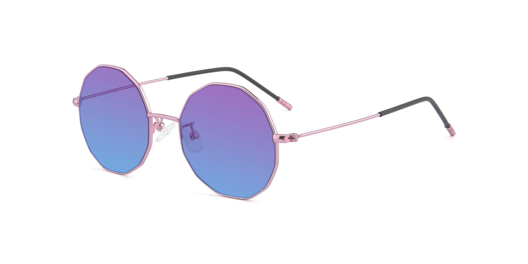 Angle of Dreamer in Pink with Purple / Blue Gradient Lenses