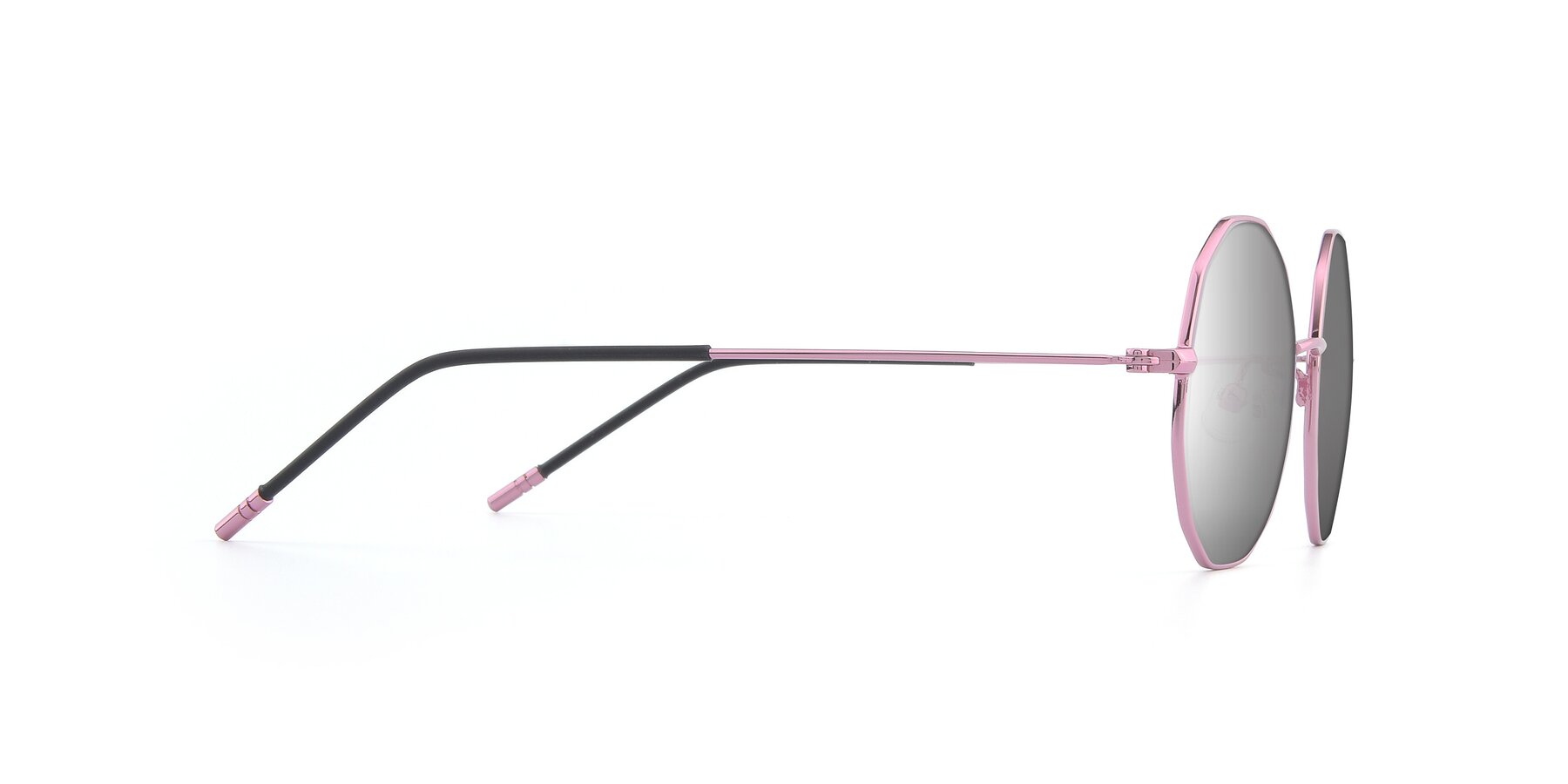 Side of Dreamer in Pink with Silver Mirrored Lenses