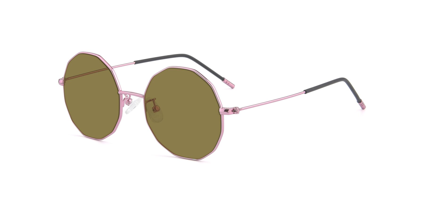 Angle of Dreamer in Pink with Brown Polarized Lenses