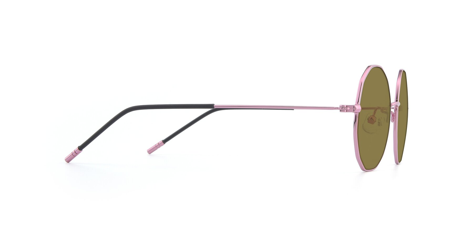 Side of Dreamer in Pink with Brown Polarized Lenses