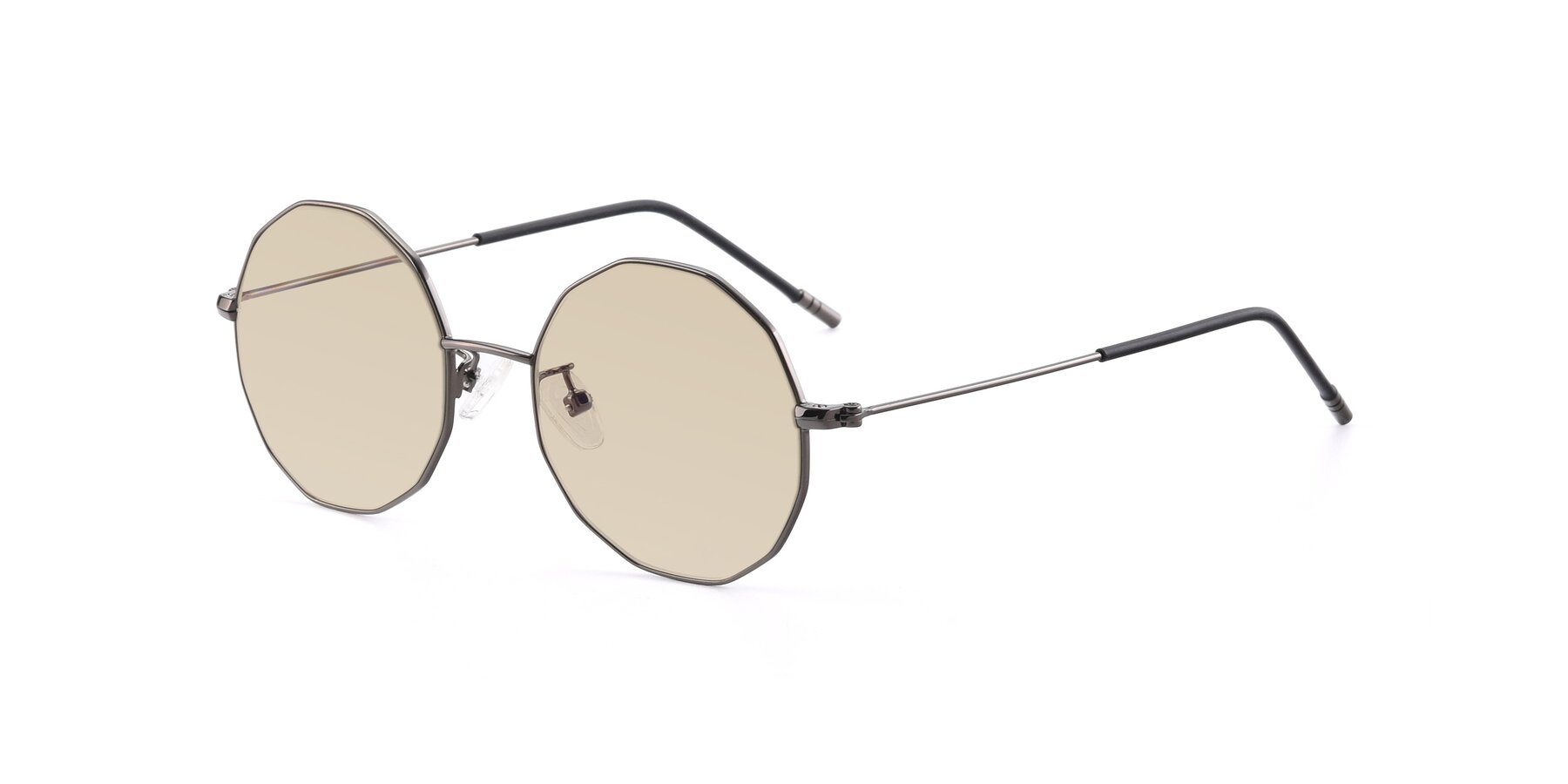 Angle of Dreamer in Gunmetal with Light Brown Tinted Lenses
