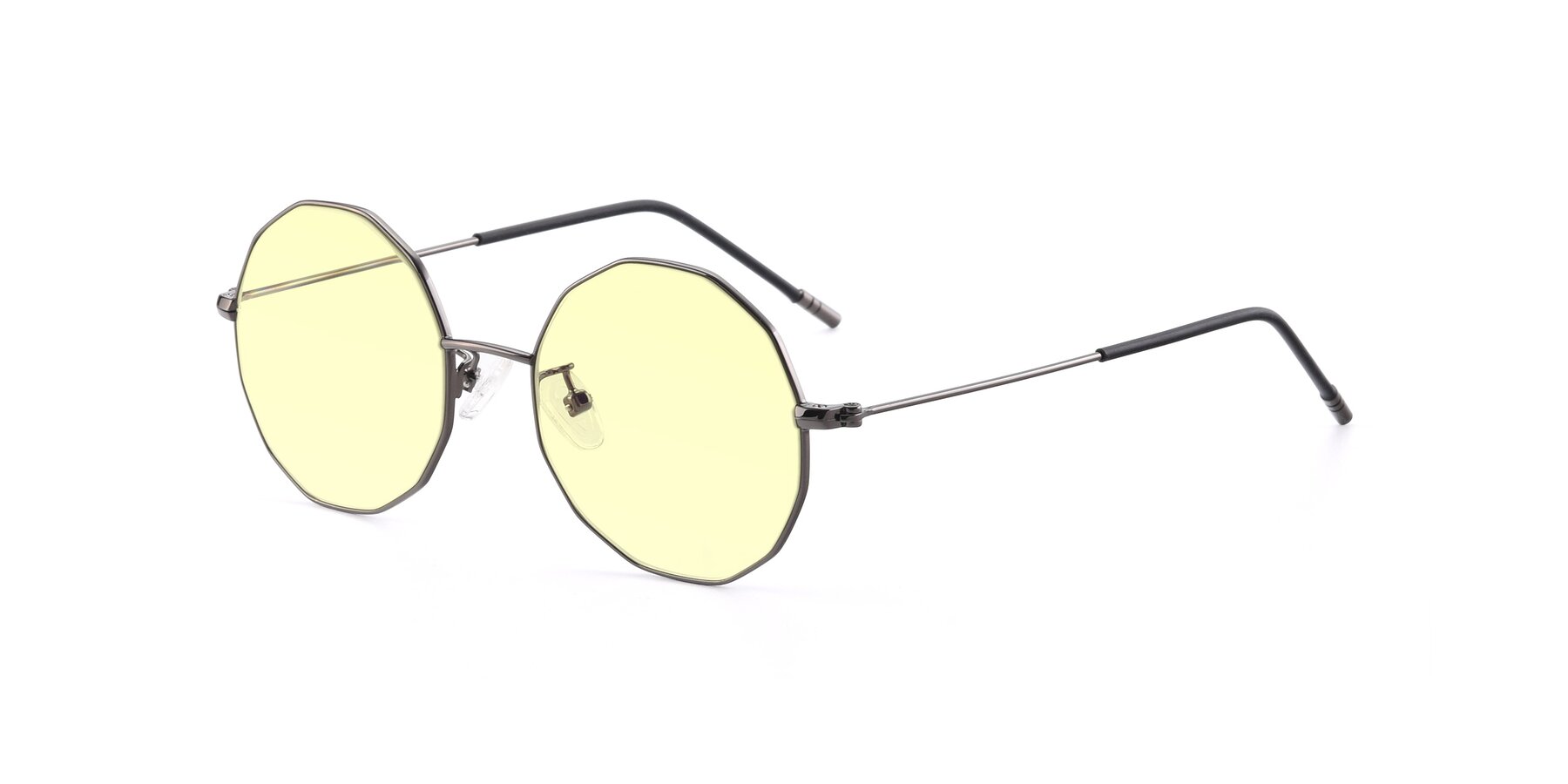 Angle of Dreamer in Gunmetal with Light Yellow Tinted Lenses