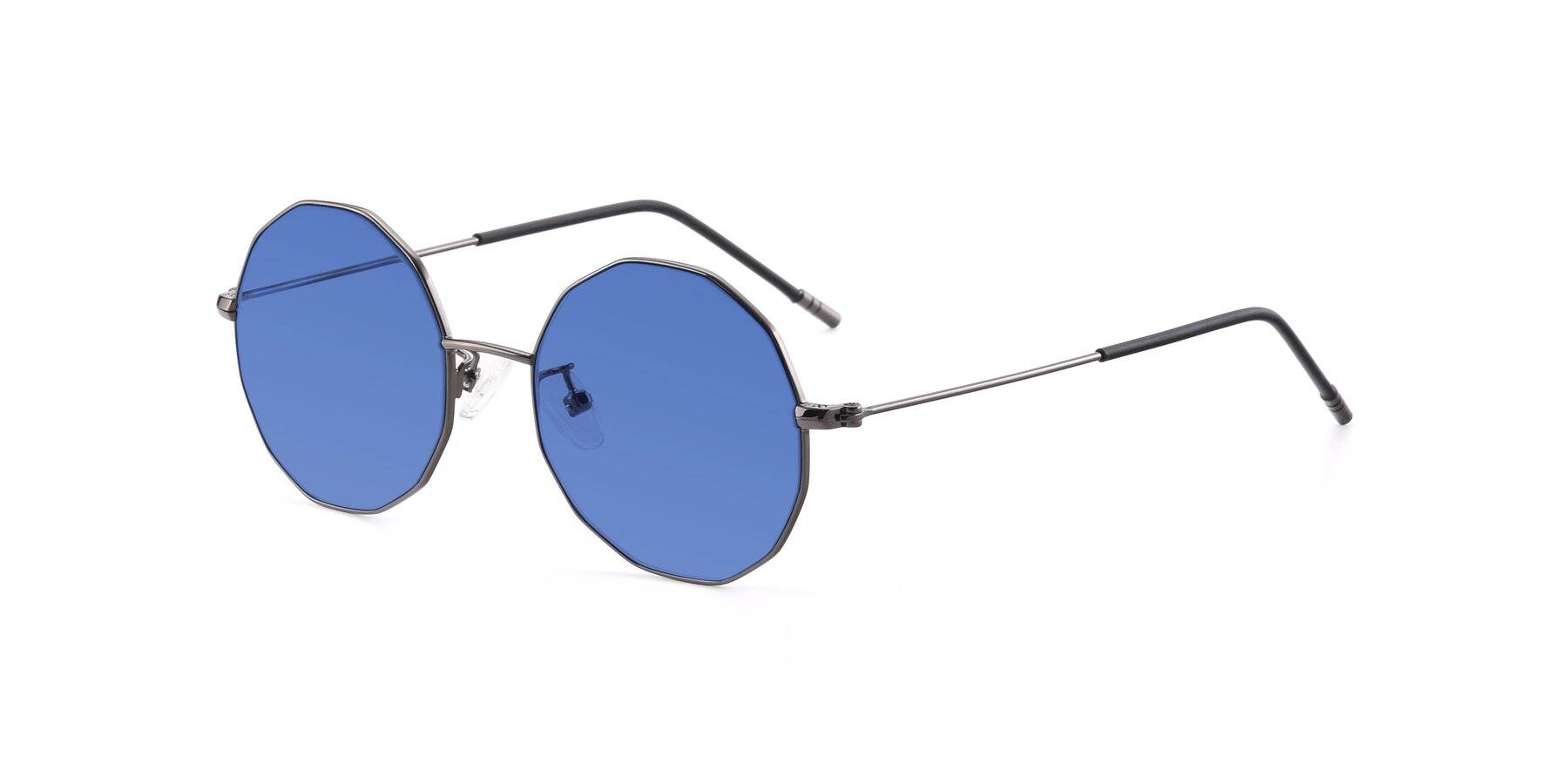 Angle of Dreamer in Gunmetal with Blue Tinted Lenses