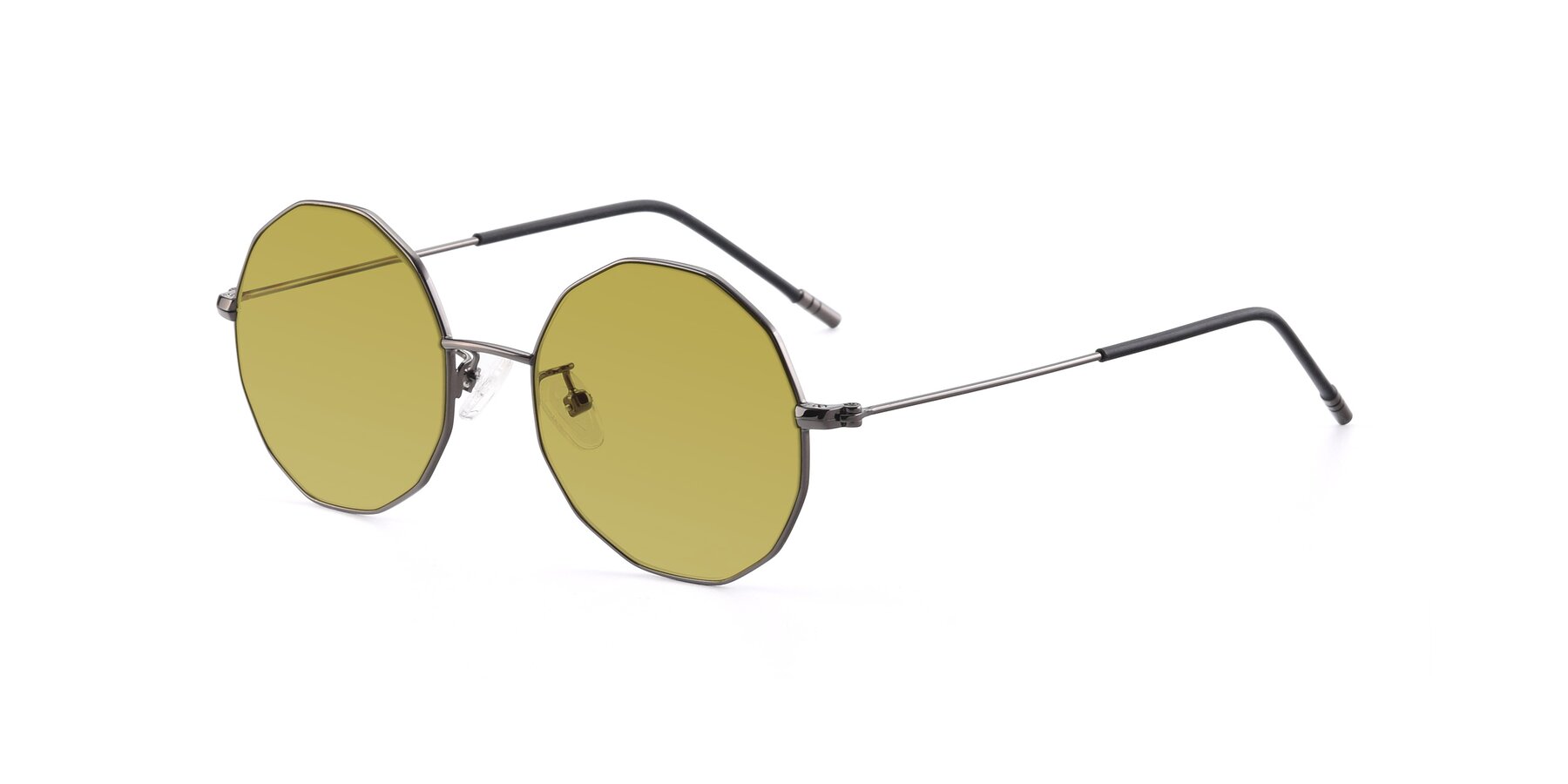Angle of Dreamer in Gunmetal with Champagne Tinted Lenses
