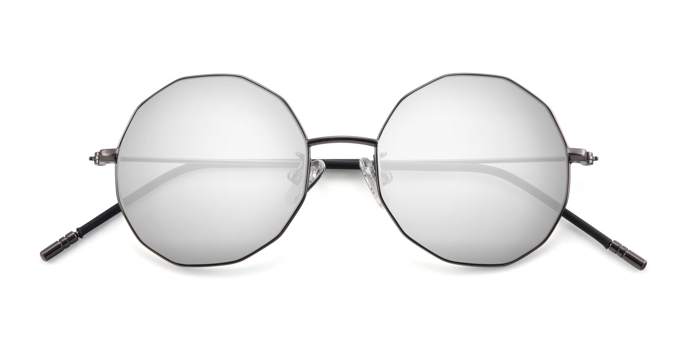 Dreamer - Gunmetal Flash Mirrored Sunglasses