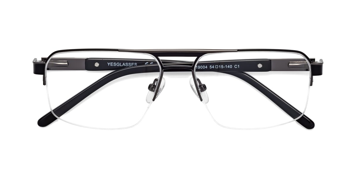 19004 - Black / Gunmetal Eyeglasses