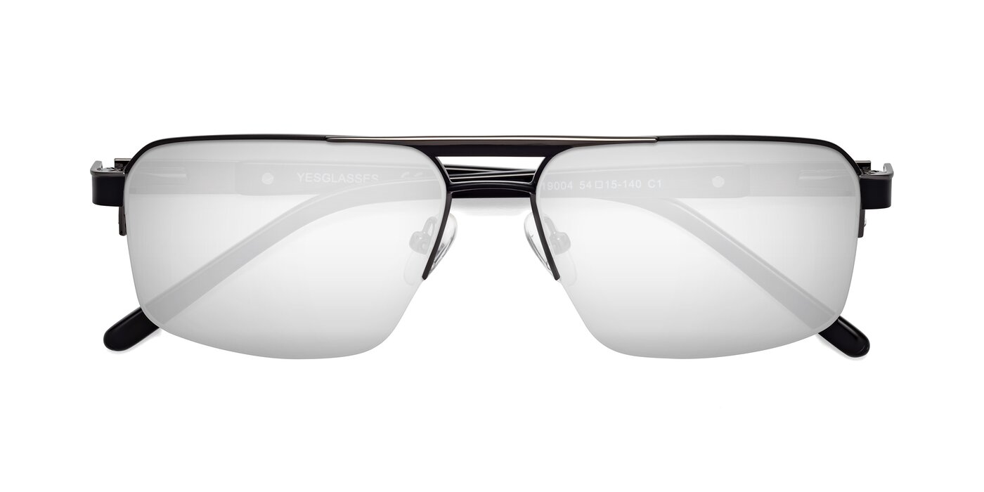 Chino - Black / Gunmetal Flash Mirrored Sunglasses