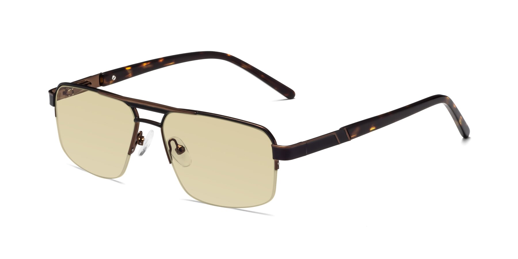 Angle of Chino in Black-Bronze with Light Champagne Tinted Lenses