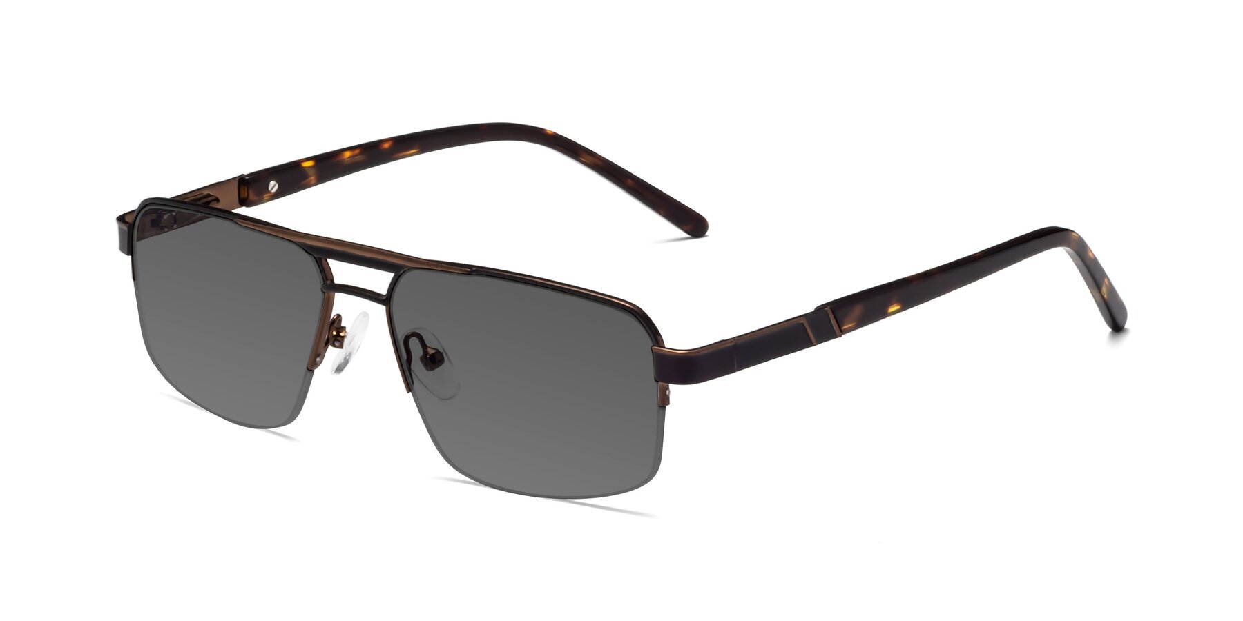 Angle of Chino in Black-Bronze with Medium Gray Tinted Lenses