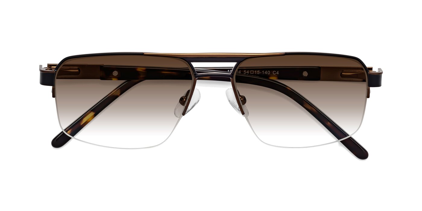 19004 - Black / Bronze Gradient Sunglasses