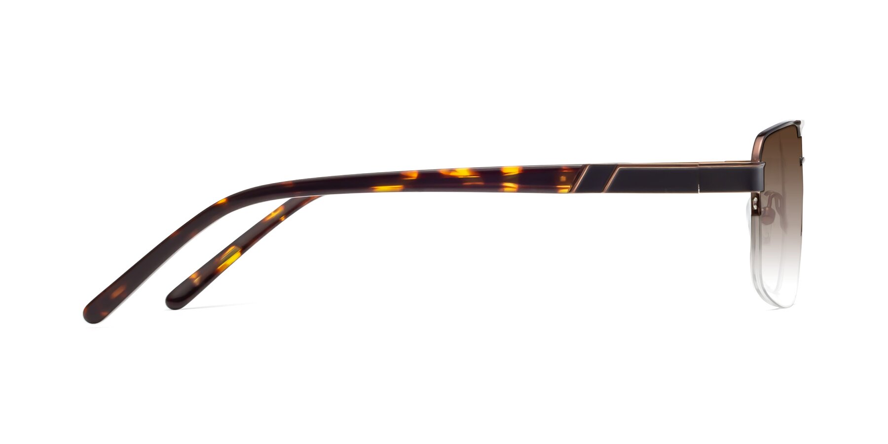 Side of 19004 in Black-Bronze with Brown Gradient Lenses