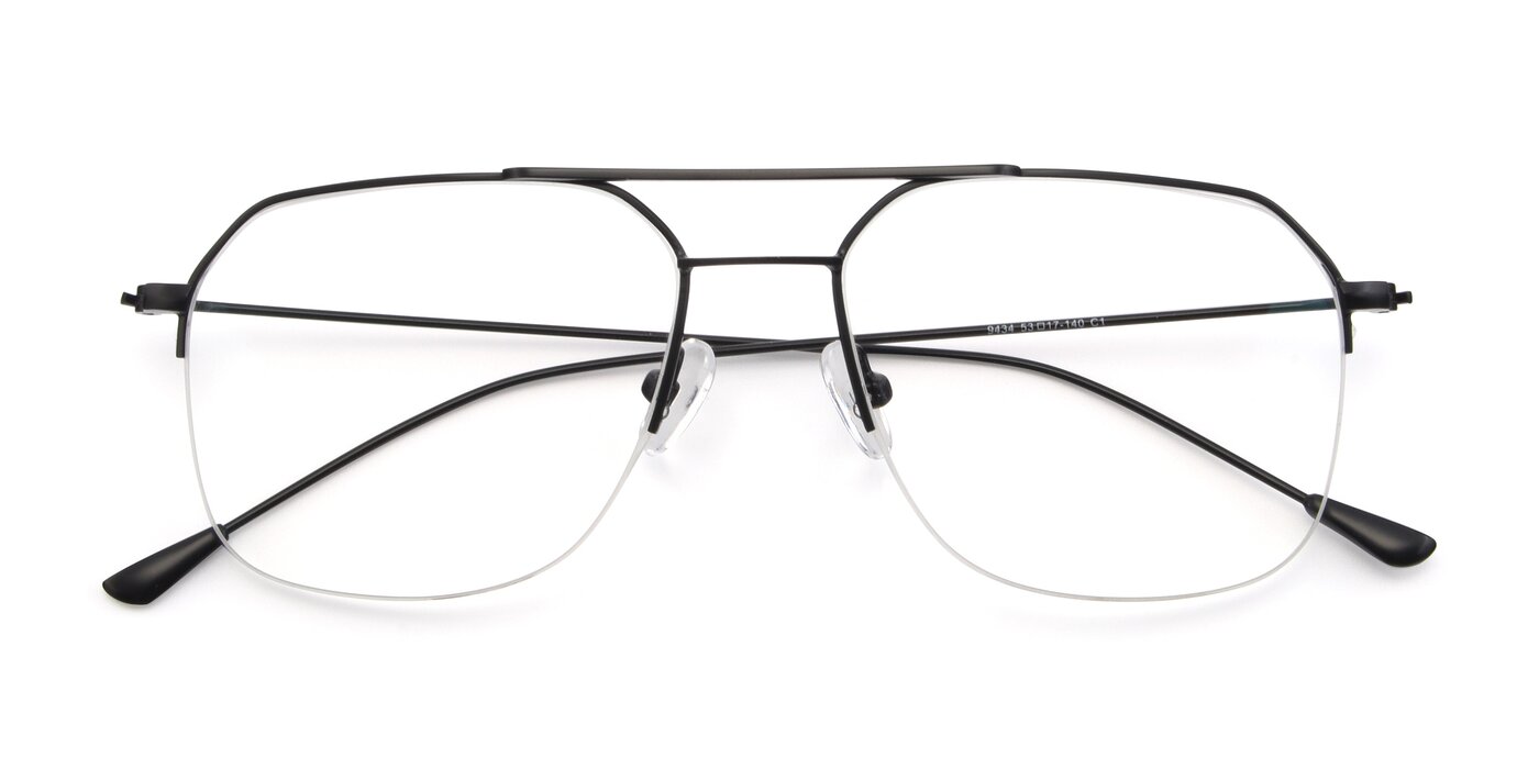 9434 - Matte Black Reading Glasses