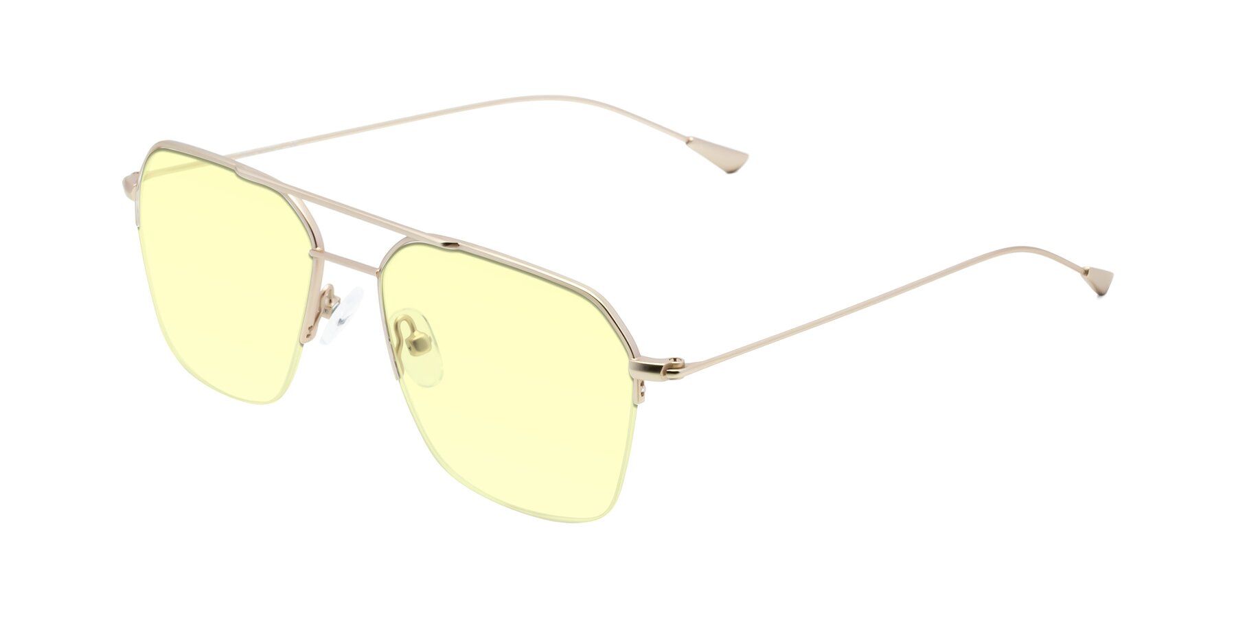 Angle of Largo in Jet Gold with Light Yellow Tinted Lenses