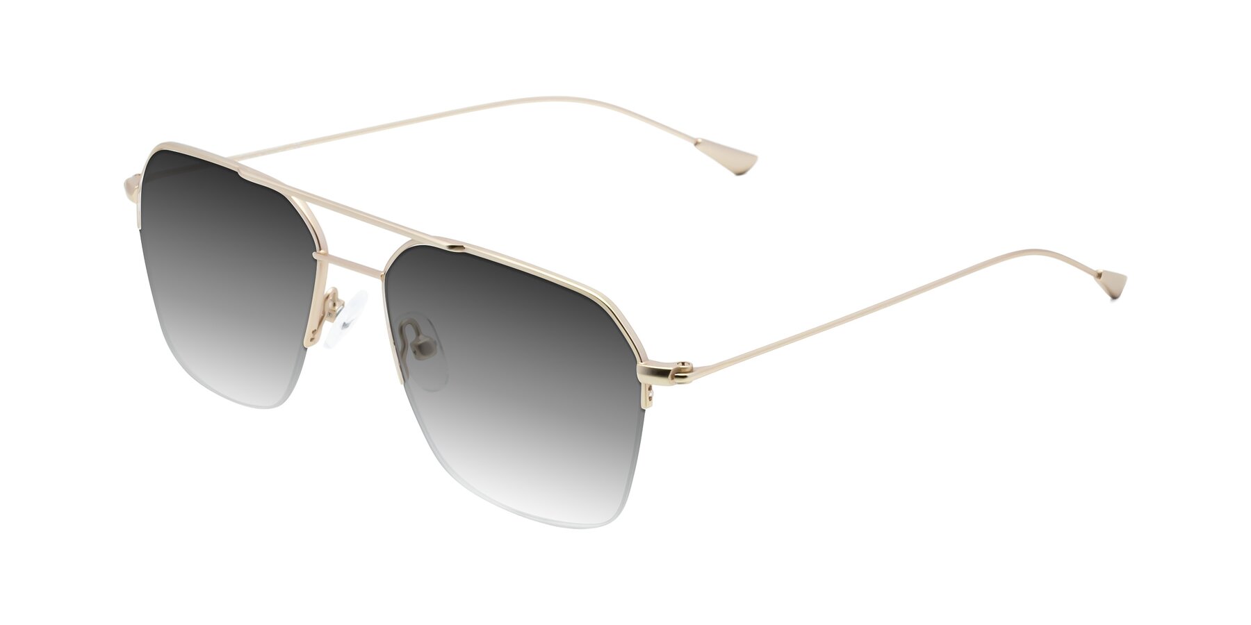 Angle of Largo in Jet Gold with Gray Gradient Lenses