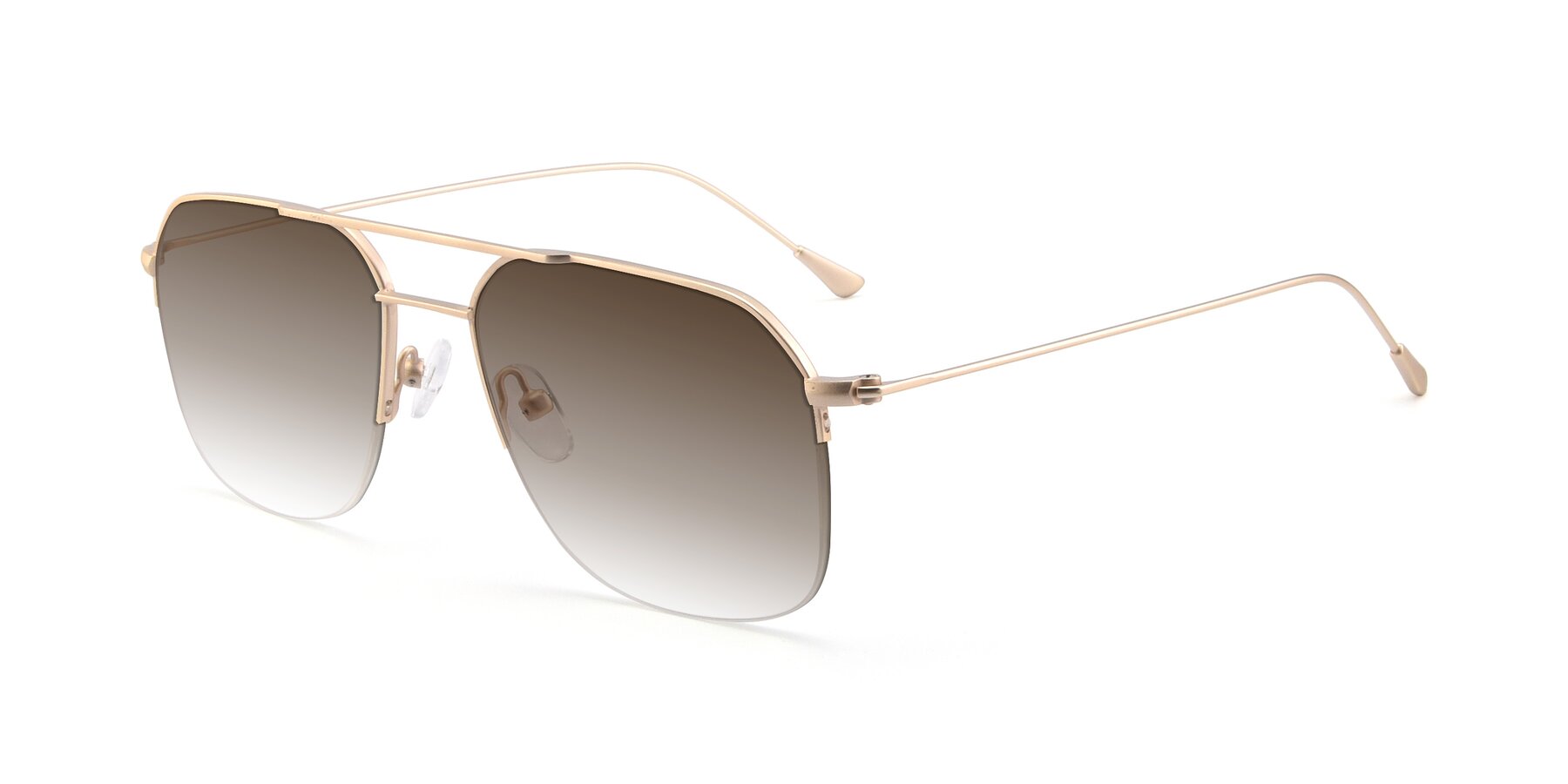 Angle of 9434 in Jet Gold with Brown Gradient Lenses