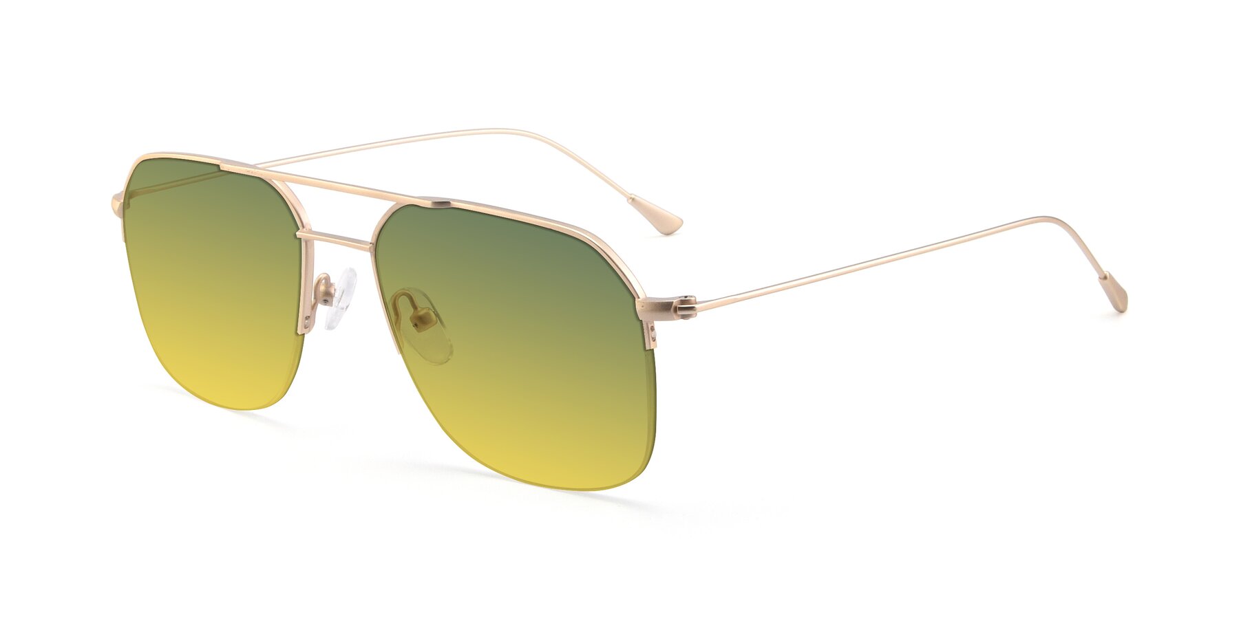 Angle of 9434 in Jet Gold with Green / Yellow Gradient Lenses