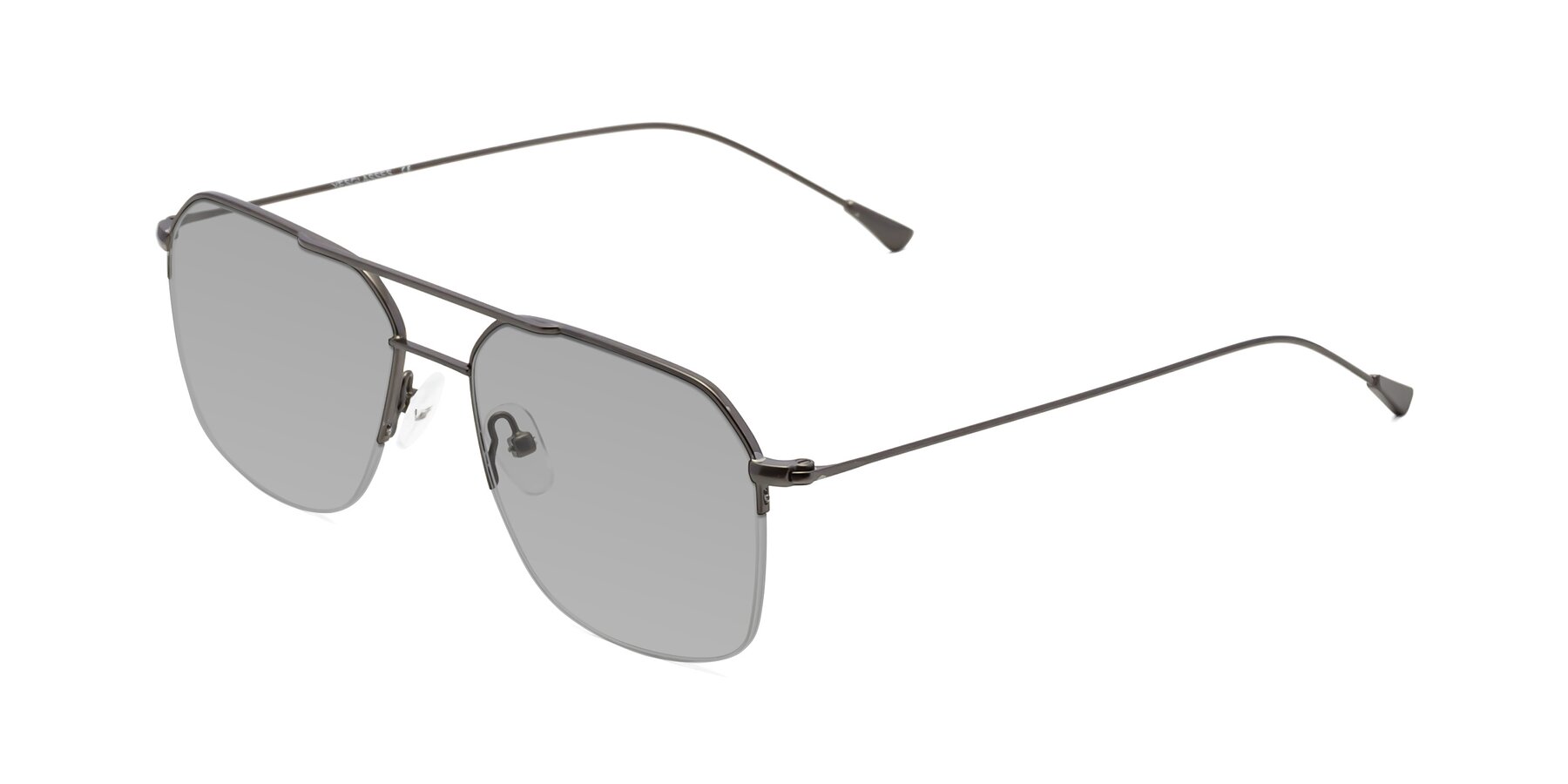 Angle of Largo in Gunmetal with Light Gray Tinted Lenses