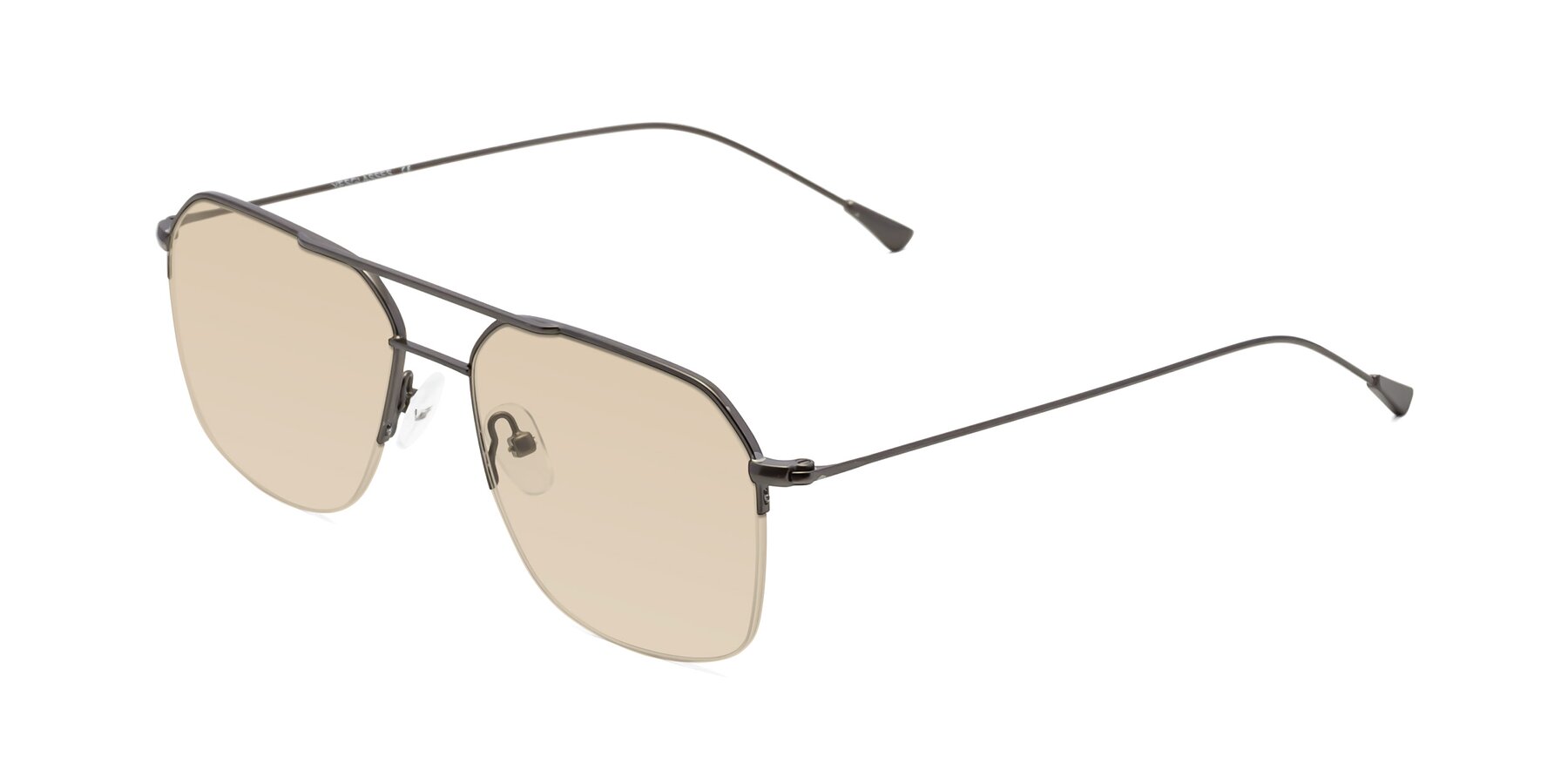 Angle of Largo in Gunmetal with Light Brown Tinted Lenses