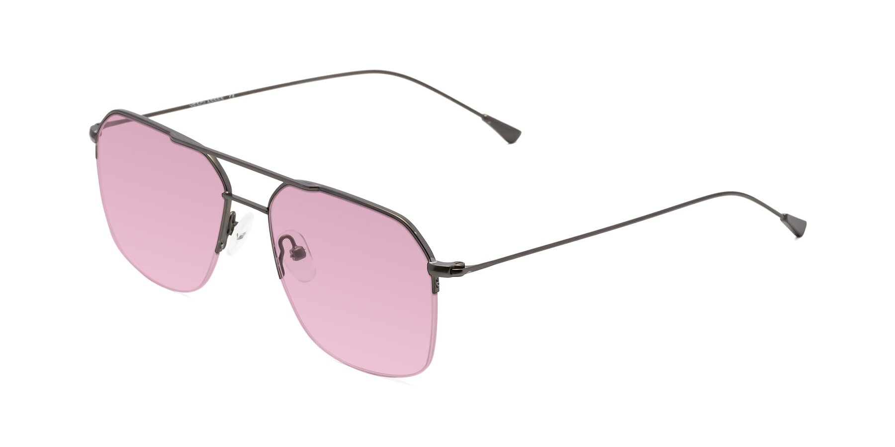 Angle of Largo in Gunmetal with Light Wine Tinted Lenses