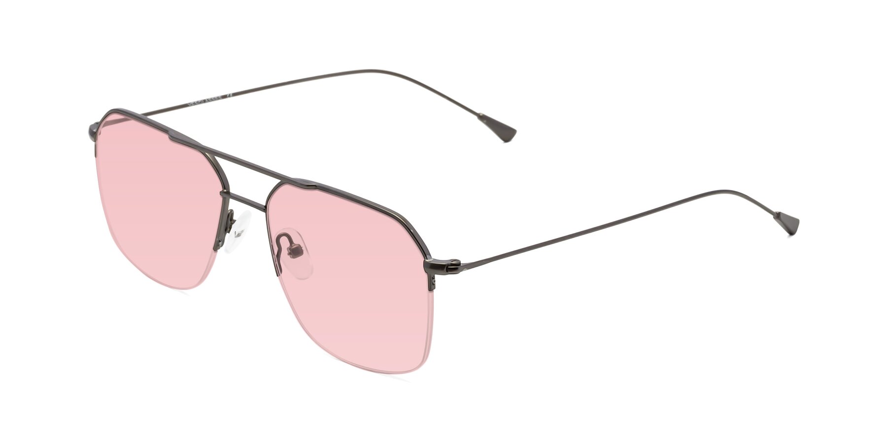 Angle of Largo in Gunmetal with Light Garnet Tinted Lenses