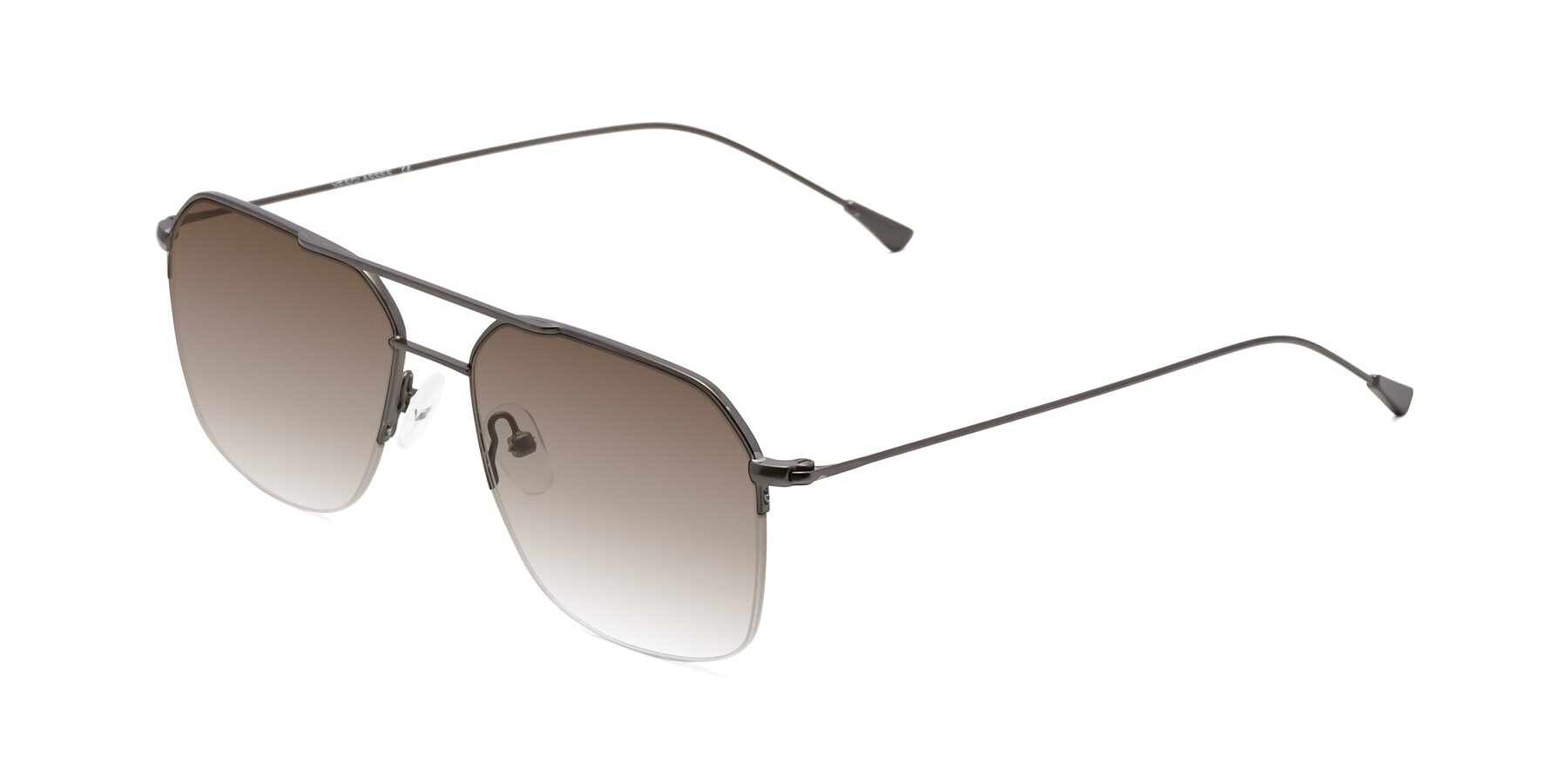 Angle of Largo in Gunmetal with Brown Gradient Lenses