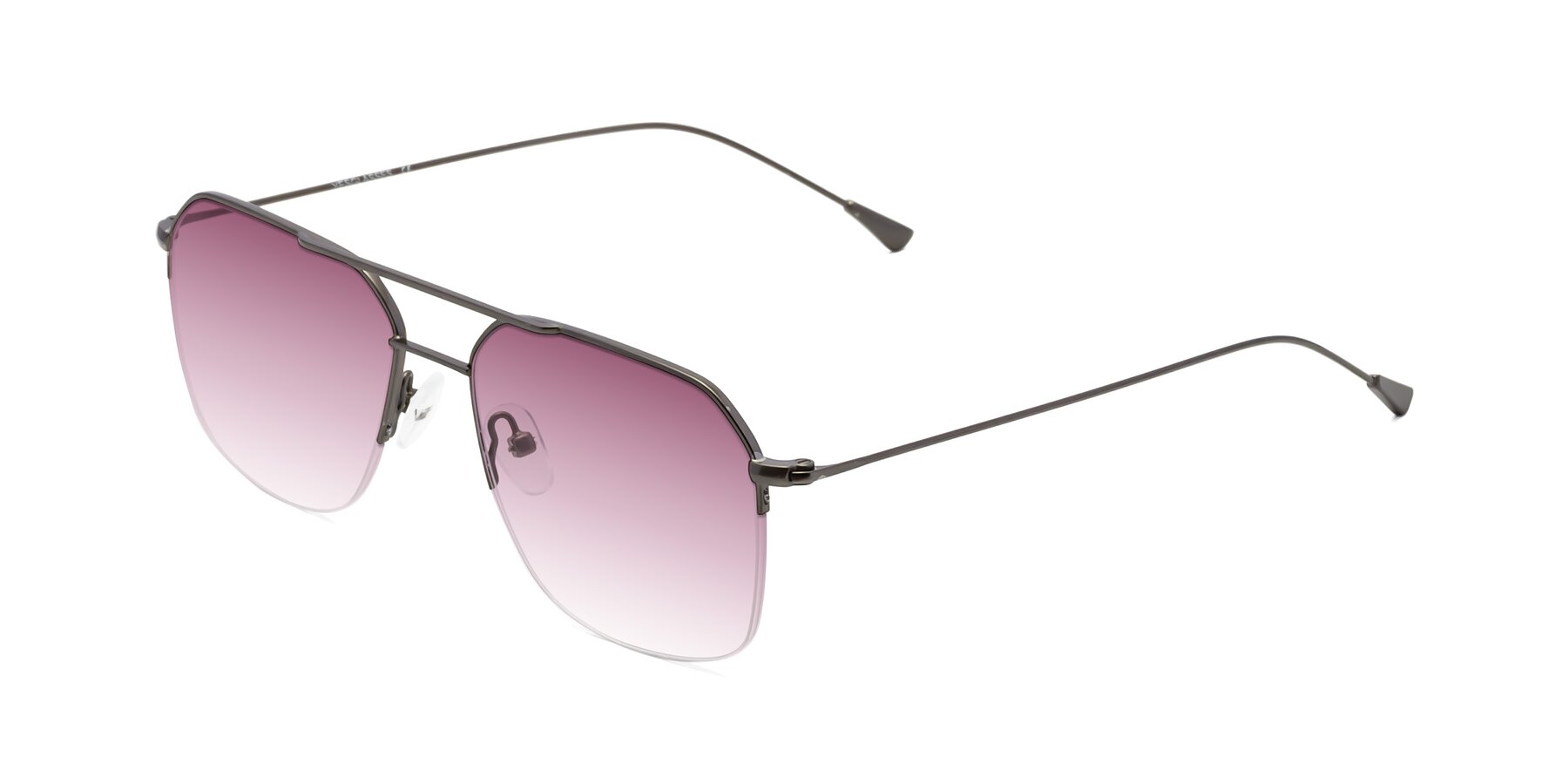 Angle of Largo in Gunmetal with Wine Gradient Lenses