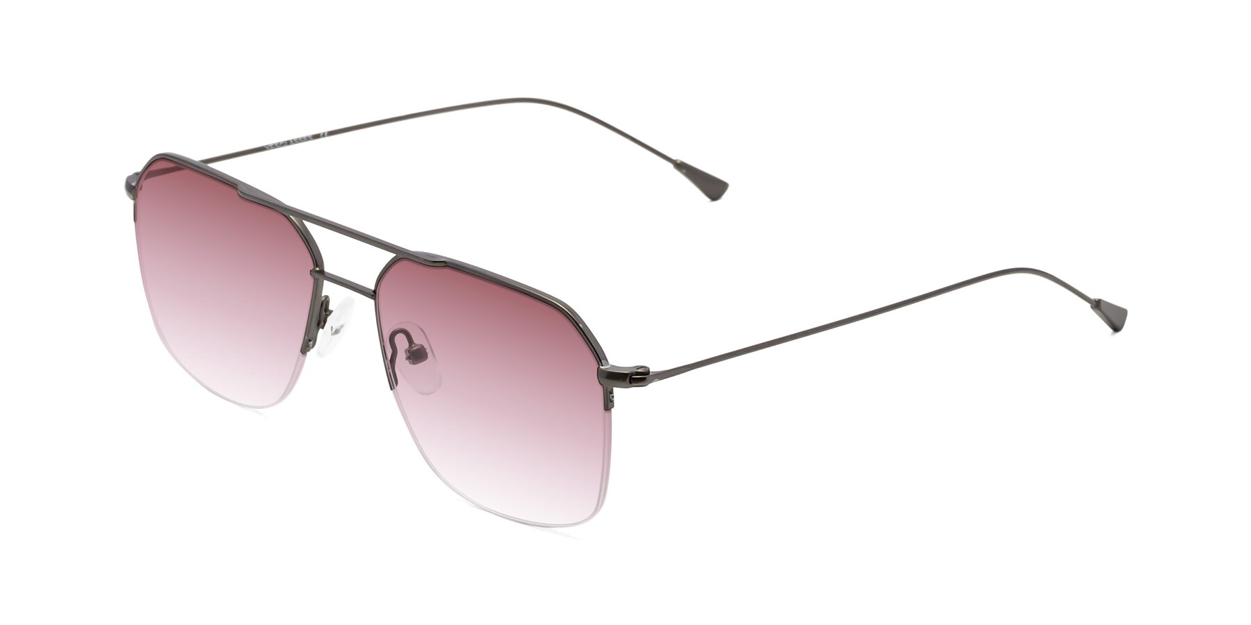 Angle of Largo in Gunmetal with Garnet Gradient Lenses