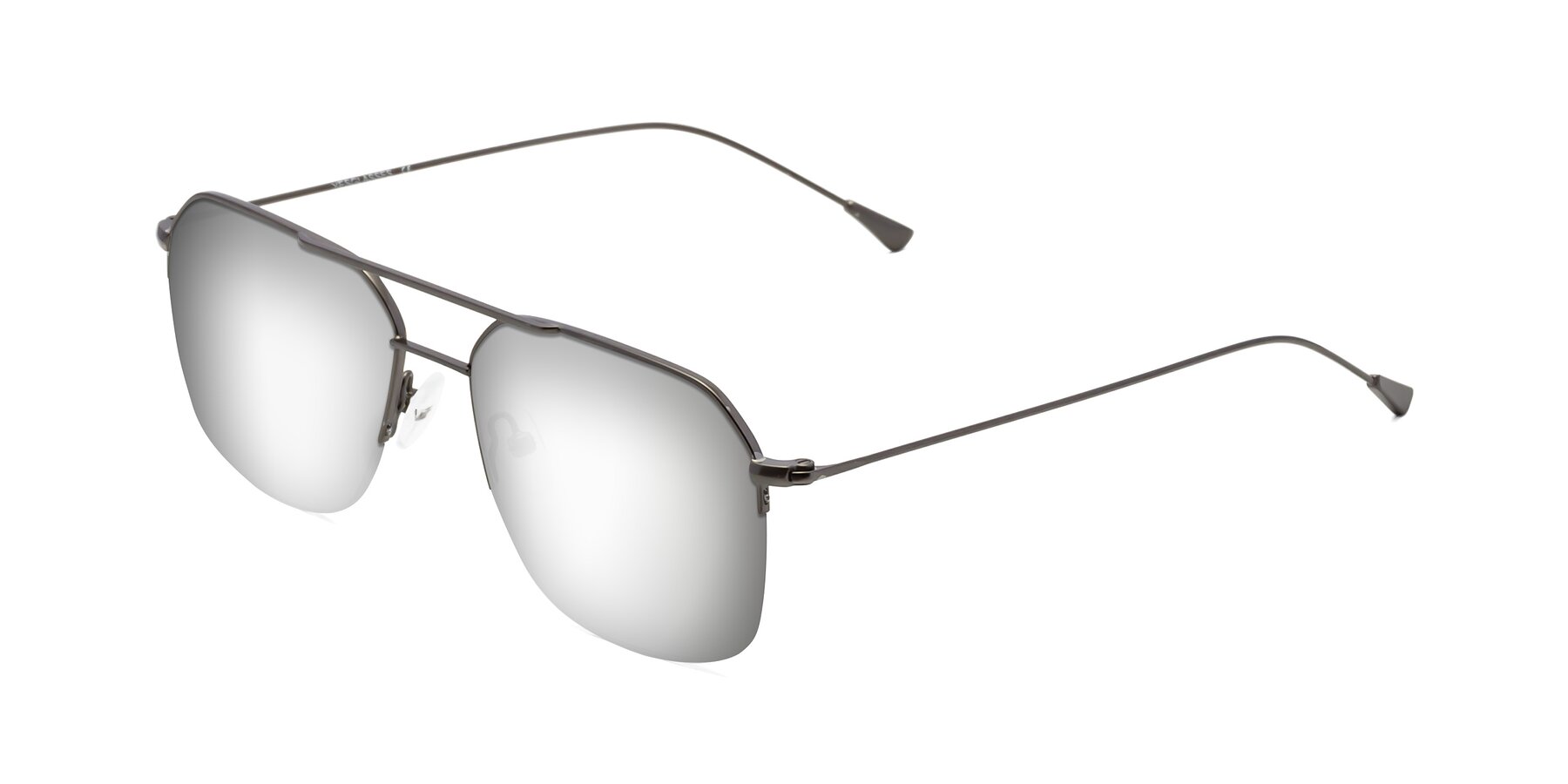 Angle of Largo in Gunmetal with Silver Mirrored Lenses