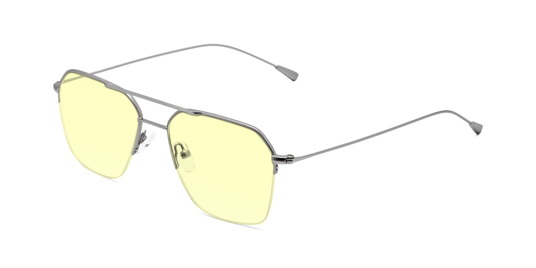 Angle of Largo in Silver with Light Yellow Tinted Lenses