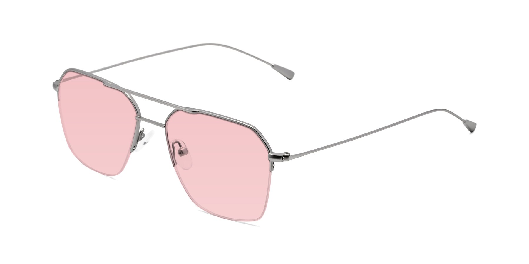 Angle of Largo in Silver with Light Garnet Tinted Lenses