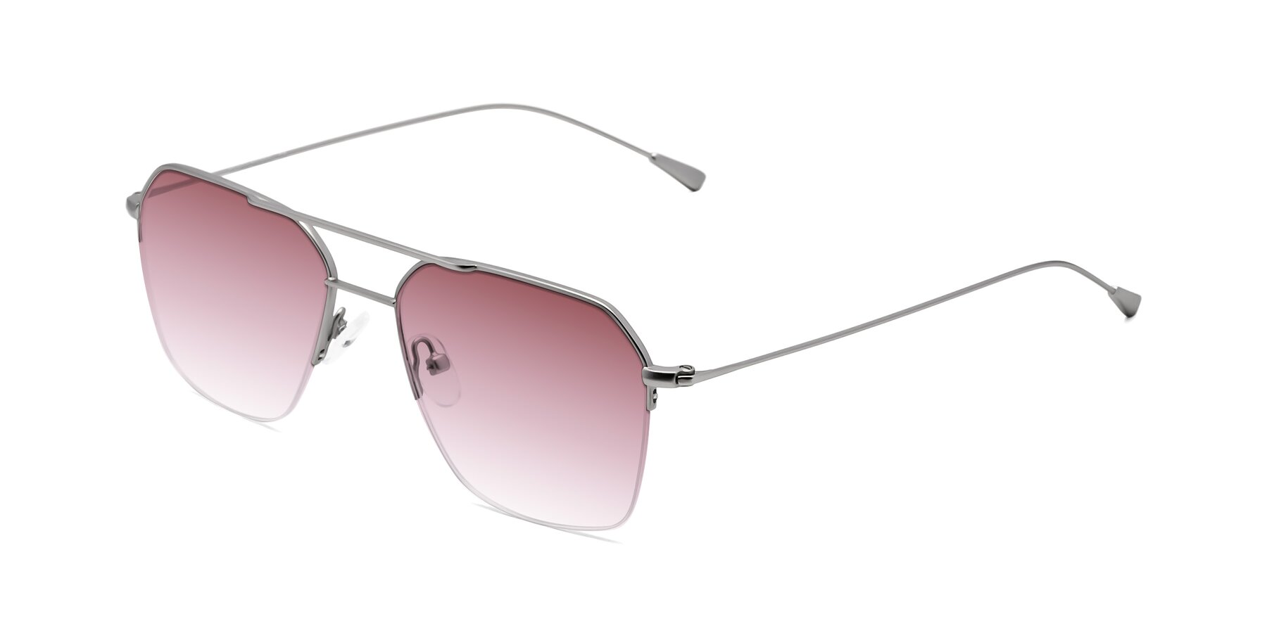 Angle of Largo in Silver with Garnet Gradient Lenses