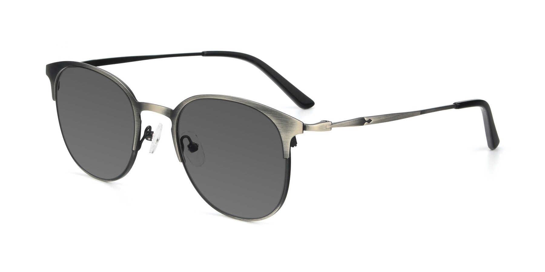 Angle of 9547 in Antique Gunmetal with Medium Gray Tinted Lenses