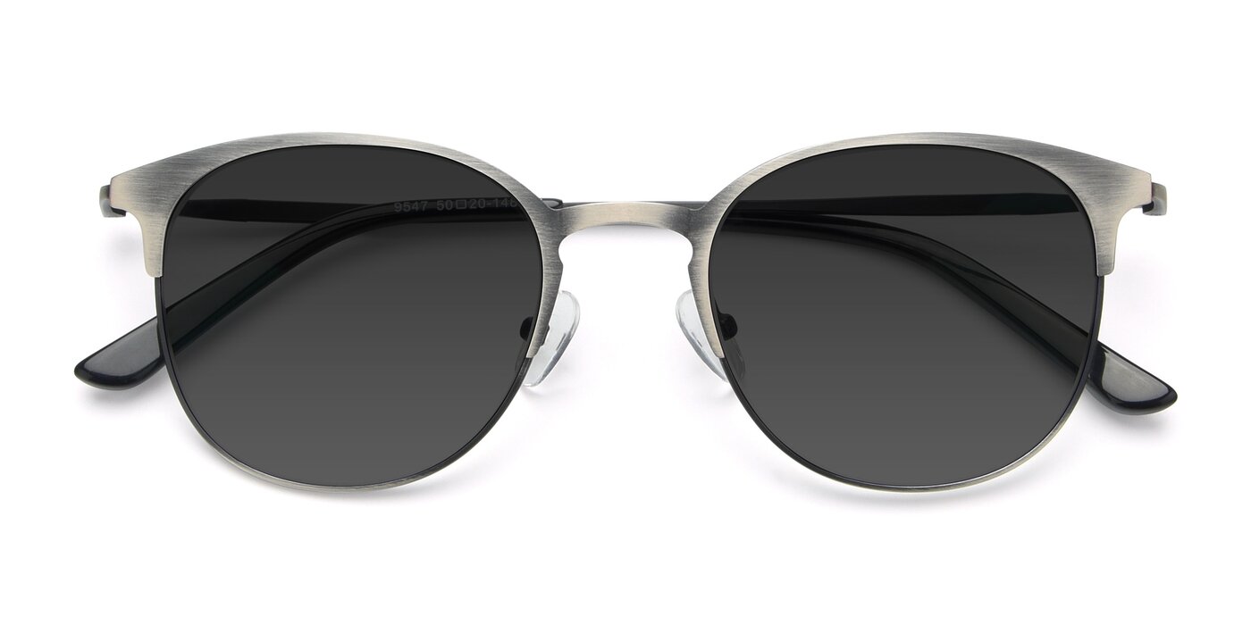 9547 - Antique Gunmetal Tinted Sunglasses