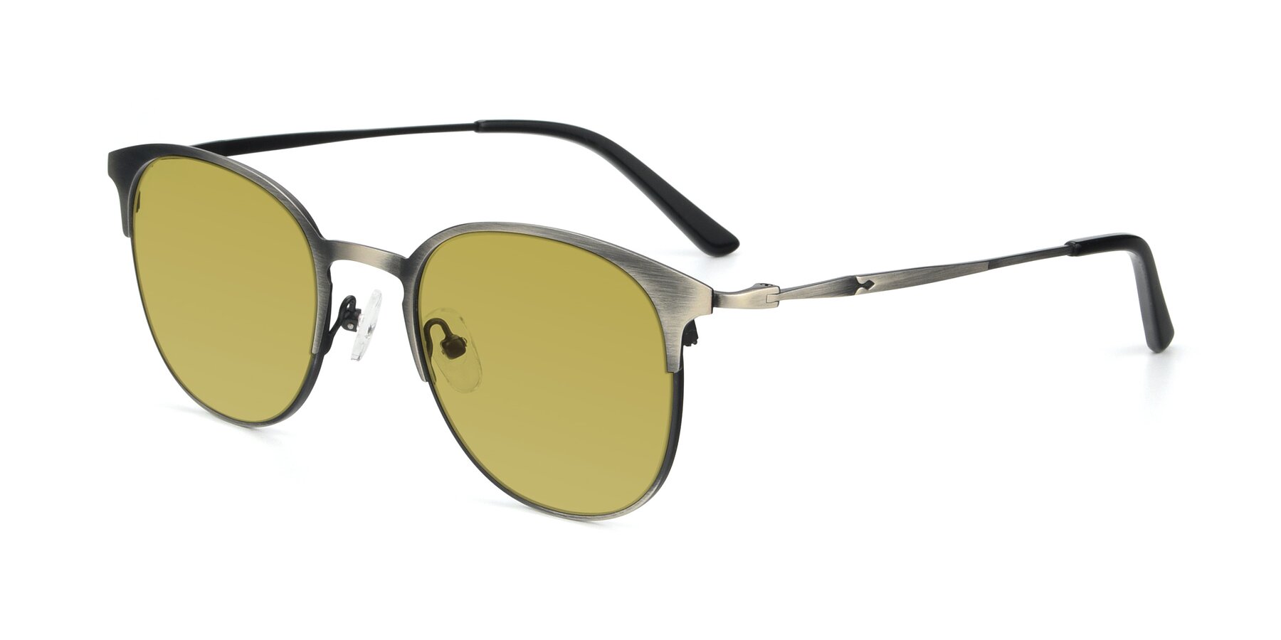 Angle of 9547 in Antique Gunmetal with Champagne Tinted Lenses