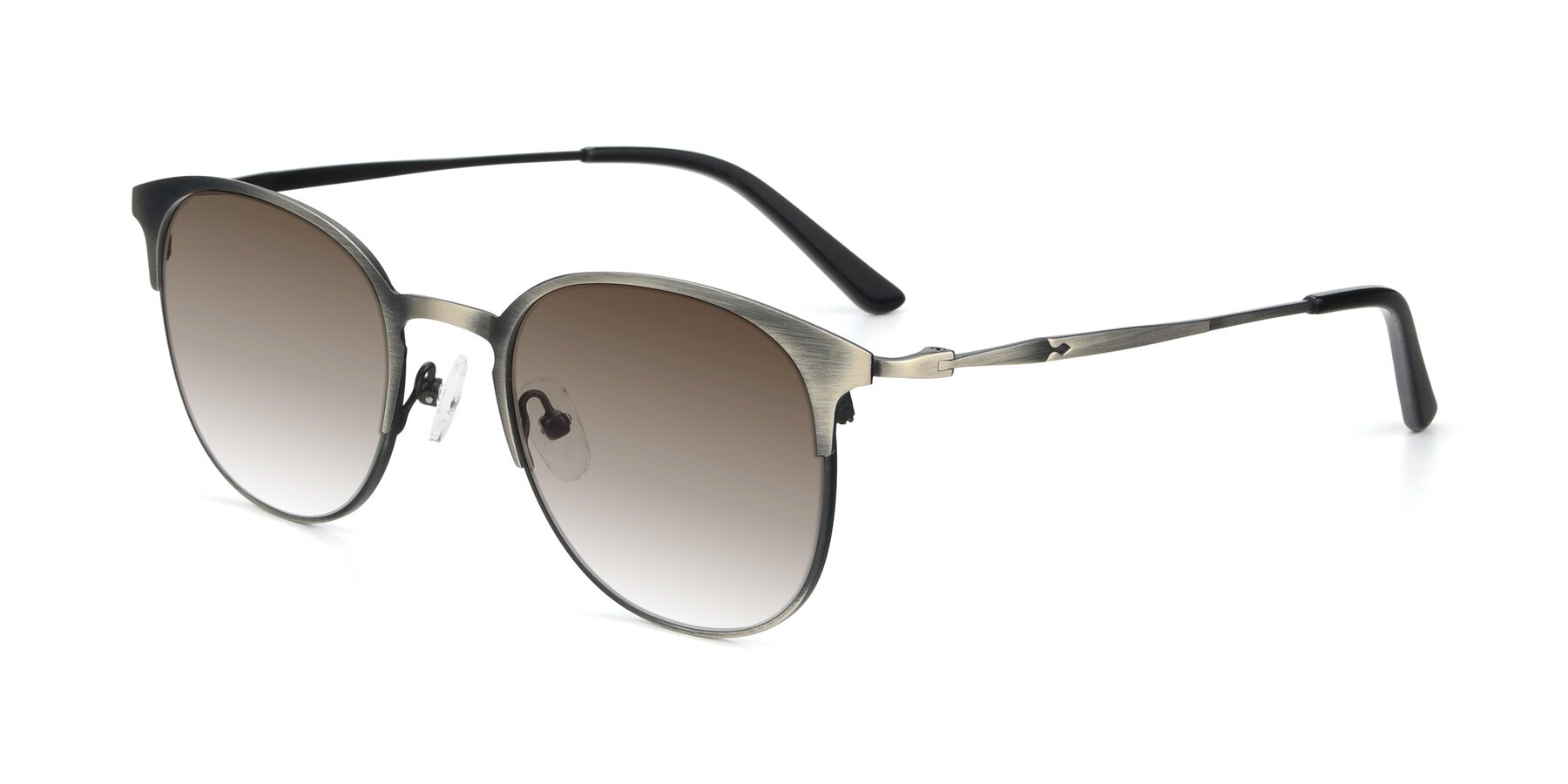 Angle of 9547 in Antique Gunmetal with Brown Gradient Lenses