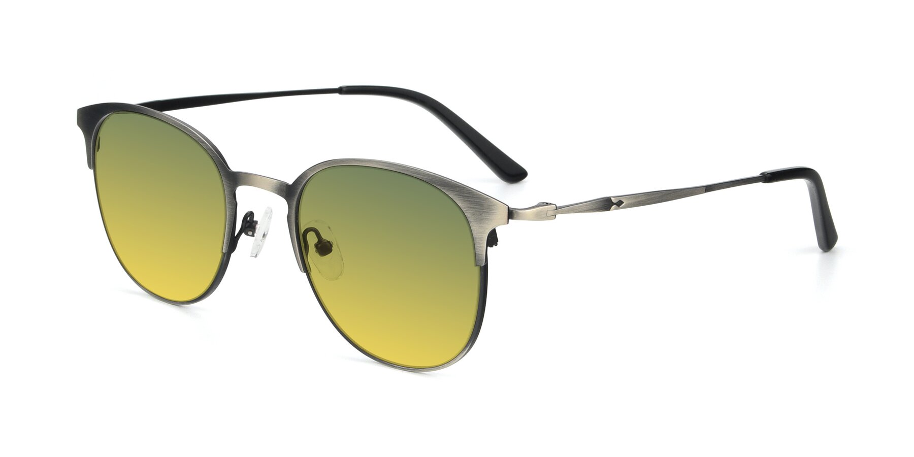 Angle of 9547 in Antique Gunmetal with Green / Yellow Gradient Lenses