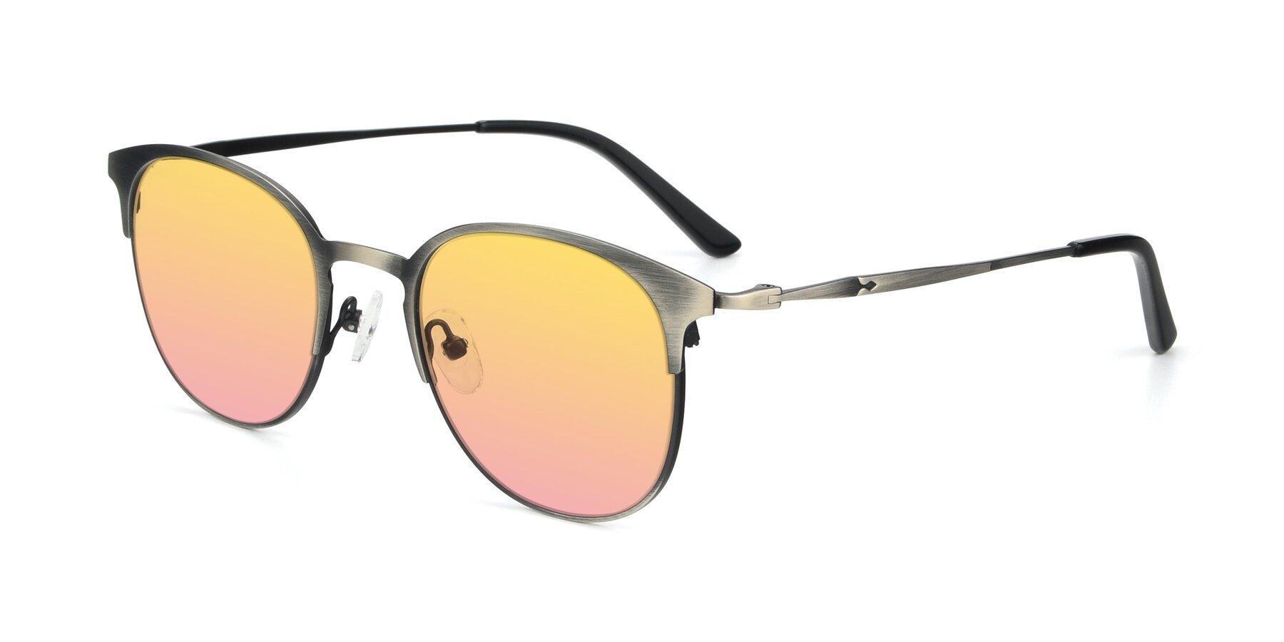 Angle of 9547 in Antique Gunmetal with Yellow / Pink Gradient Lenses