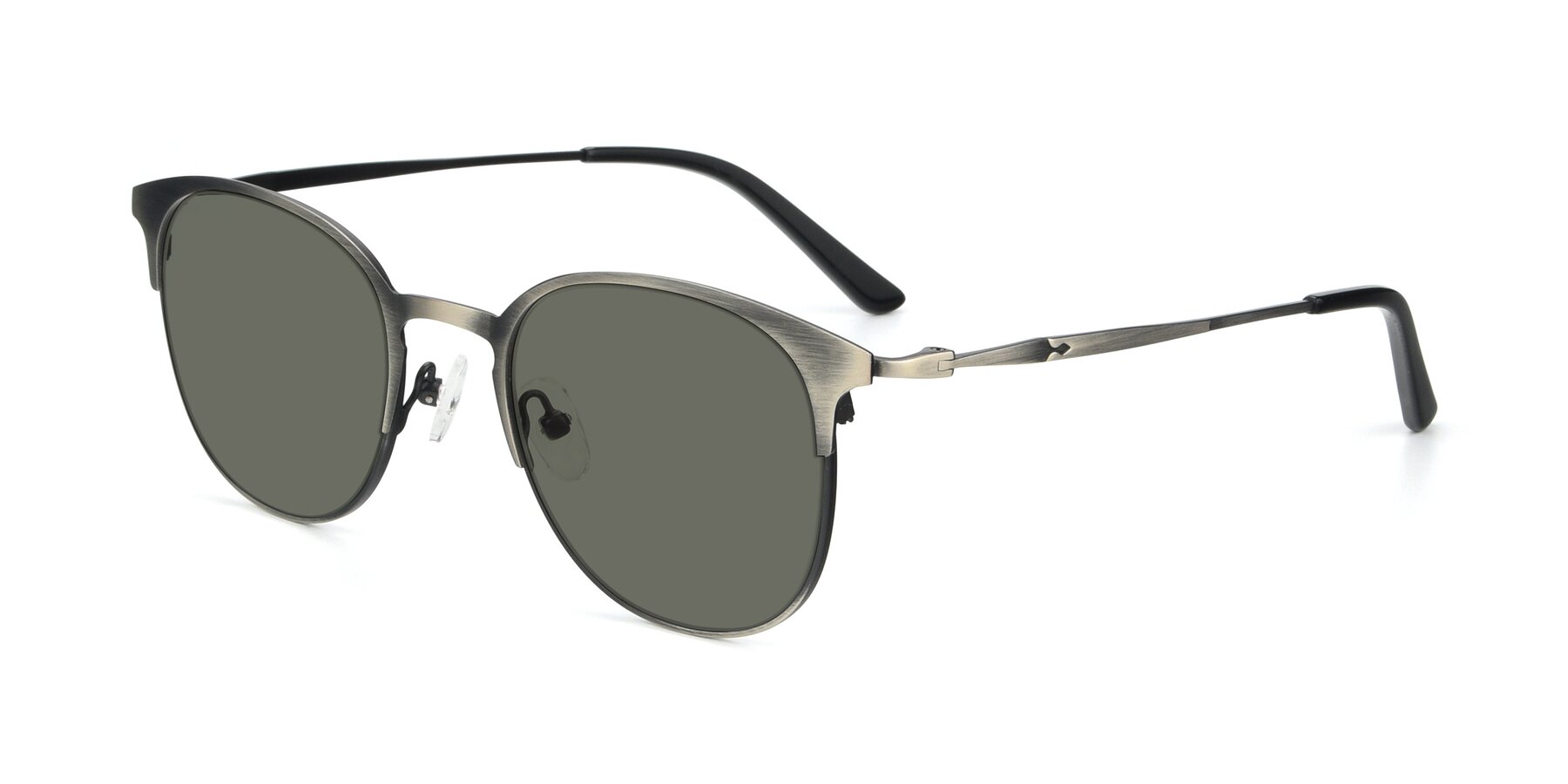 Angle of 9547 in Antique Gunmetal with Gray Polarized Lenses