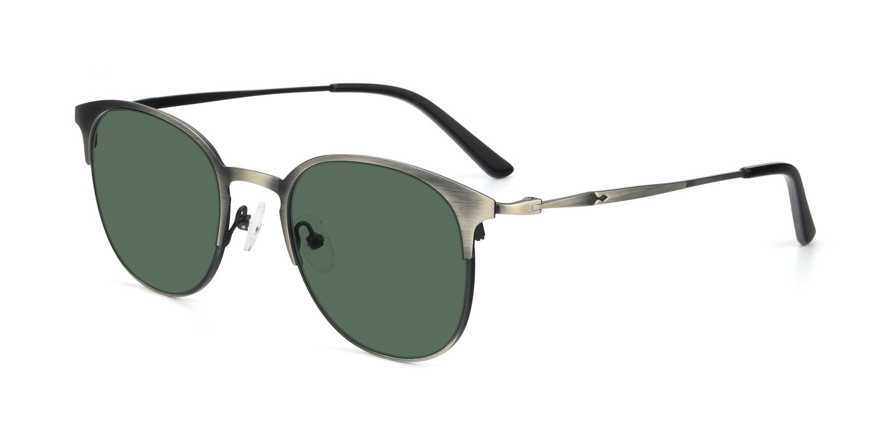 Angle of 9547 in Antique Gunmetal with Green Polarized Lenses