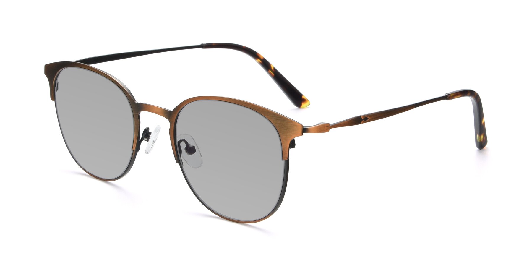 Angle of 9547 in Antique Bronze with Light Gray Tinted Lenses