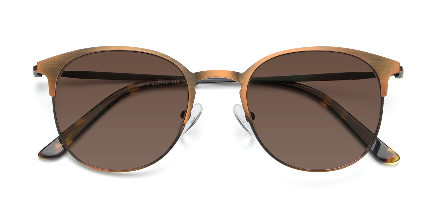 9547 - Antique Bronze Tinted Sunglasses