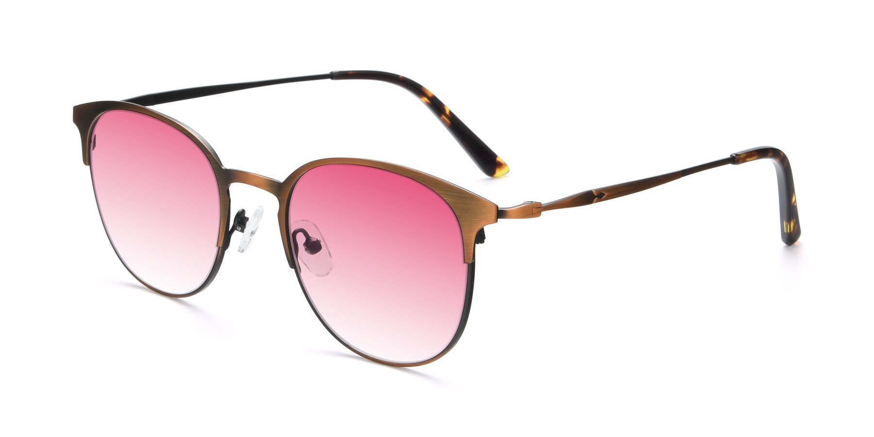 Angle of 9547 in Antique Bronze with Pink Gradient Lenses
