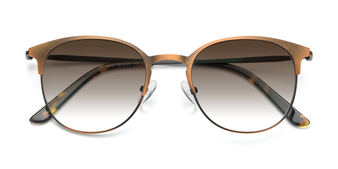 9547 - Antique Bronze Gradient Sunglasses