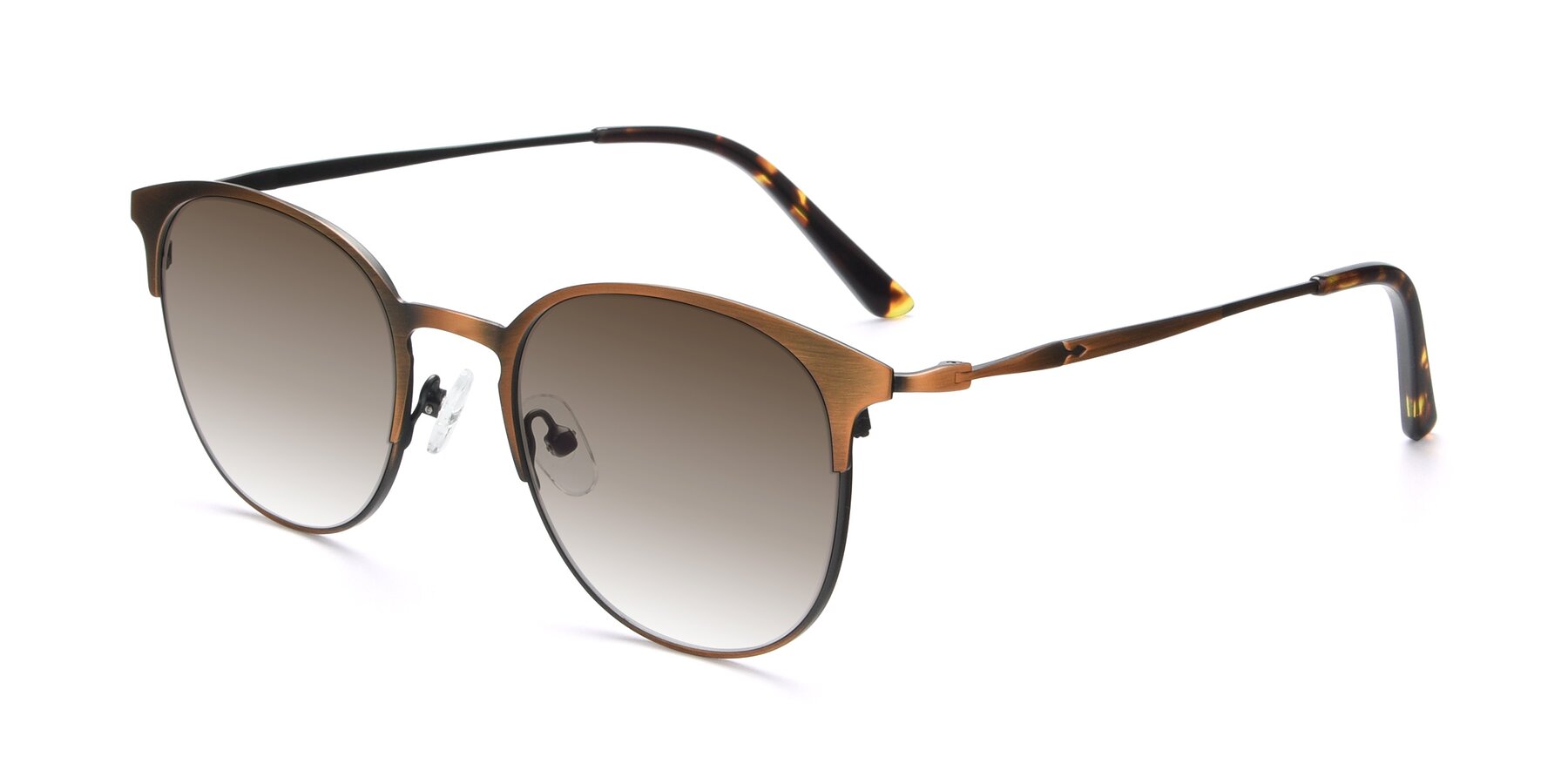 Angle of 9547 in Antique Bronze with Brown Gradient Lenses