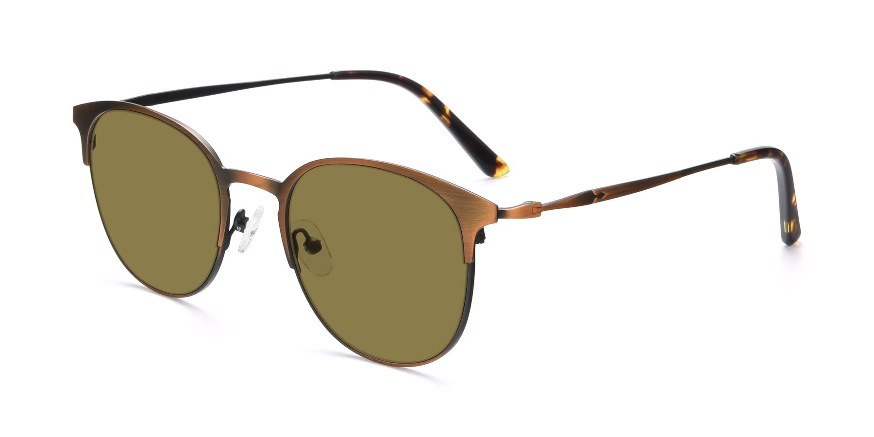 Angle of 9547 in Antique Bronze with Brown Polarized Lenses