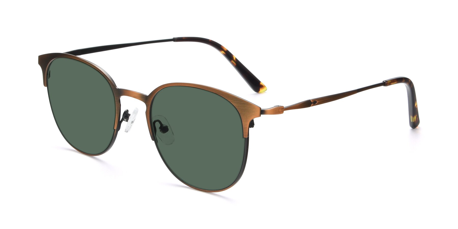 Angle of 9547 in Antique Bronze with Green Polarized Lenses
