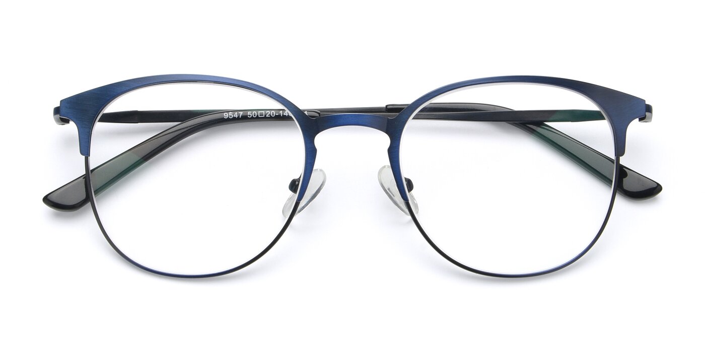 9547 - Antique Blue Blue Light Glasses