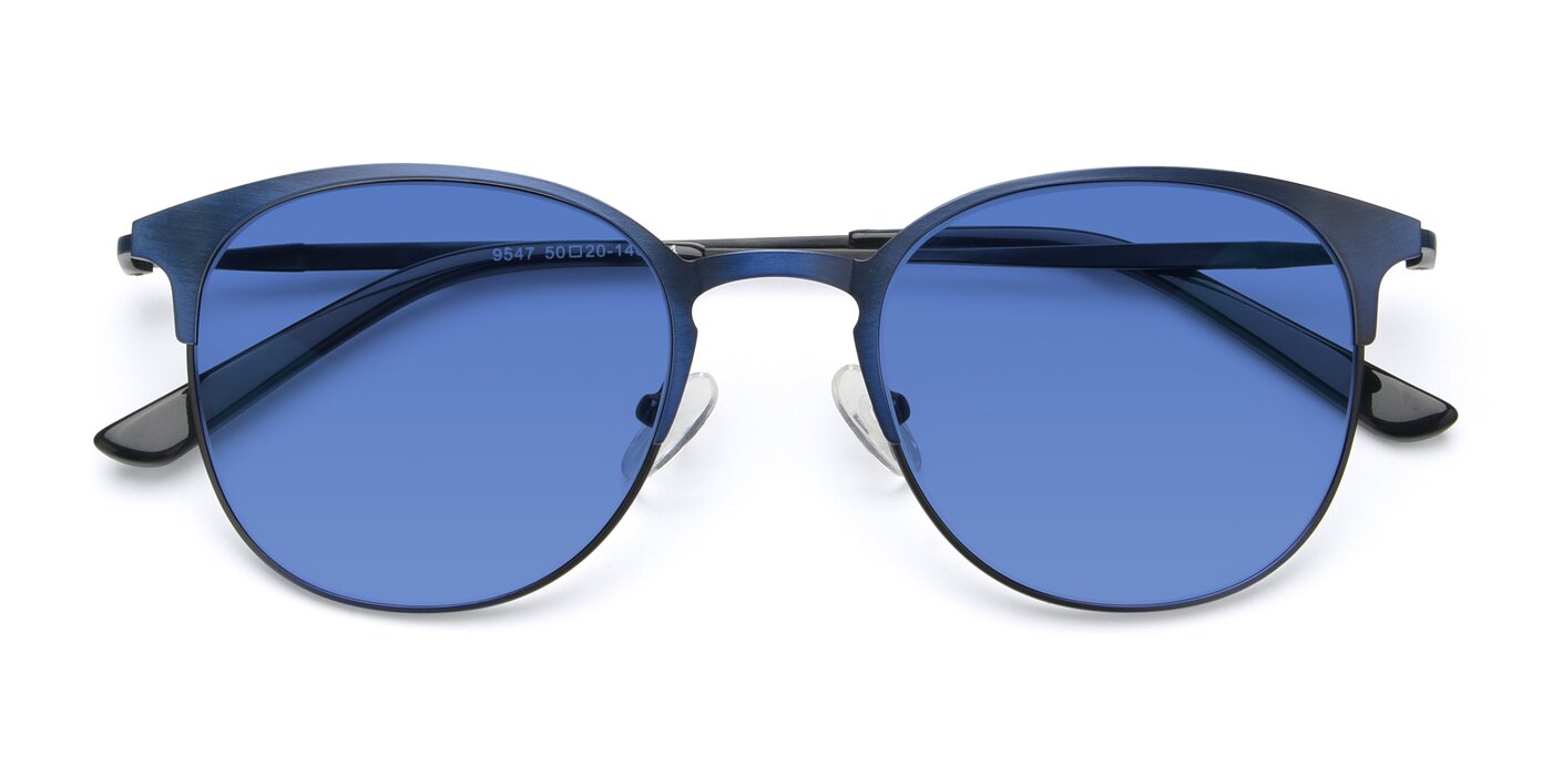 9547 - Antique Blue Tinted Sunglasses