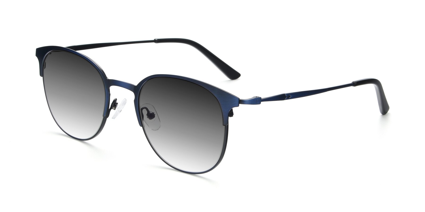 Angle of 9547 in Antique Blue with Gray Gradient Lenses