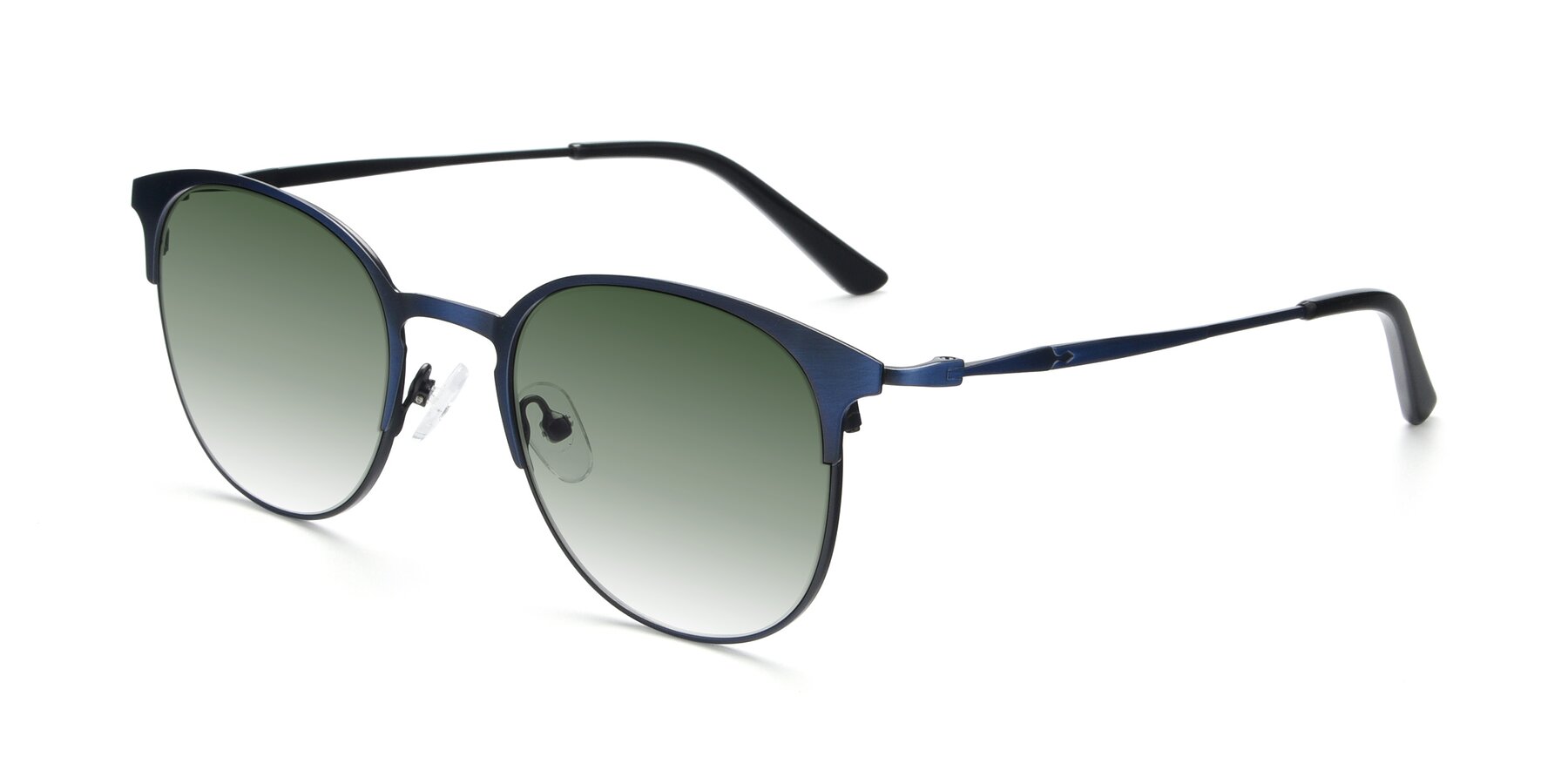 Angle of 9547 in Antique Blue with Green Gradient Lenses